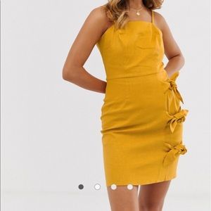 ASOS mustard yellow sundress UK16/US12